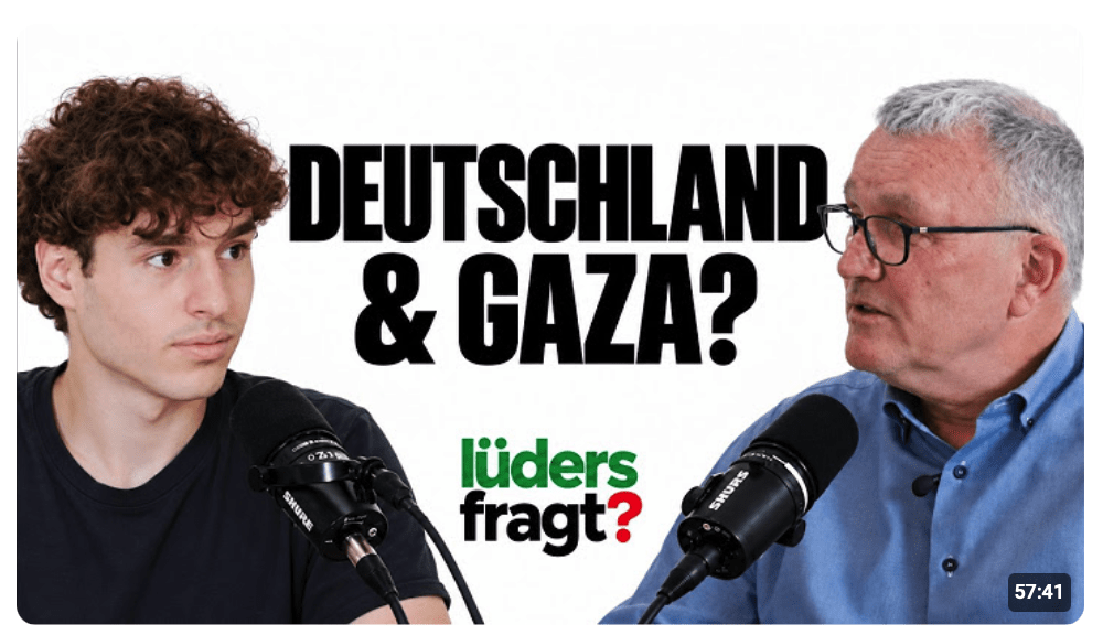 Ahmad Ahmad über Gaza: Welche Verantwortung trägt Deutschland? | lüders fragt?