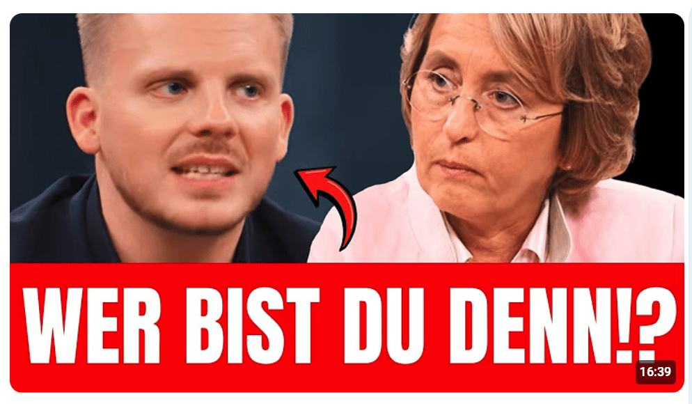 VON STORCH DEMÜTIGT SPD VOGEL SO STARK, DASS ERPLÖTZLICH GEGEN FRIEDEN IST !