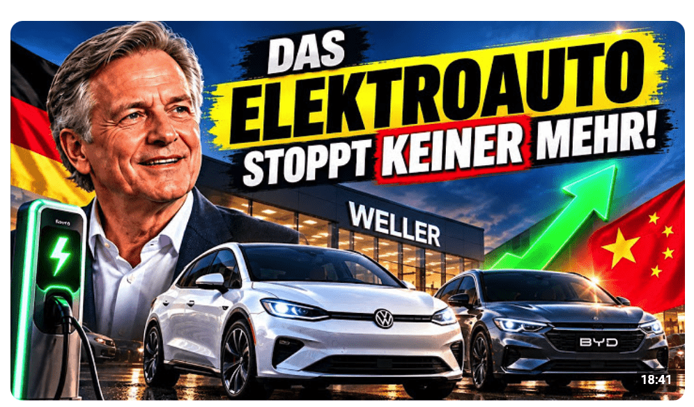 Das Elektroauto stoppt keiner mehr! – Autohändler spricht Klartext