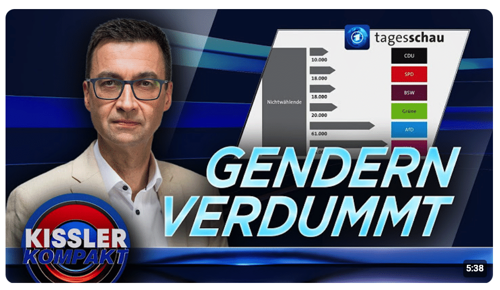 Gender-Deutsch wird zum Geschäftsrisiko | KISSLER Kompakt am 23.09.