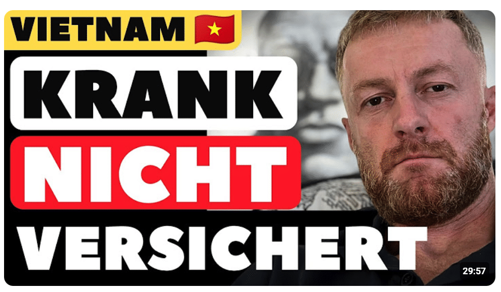 Ich bin im Krankenhaus in Vietnam