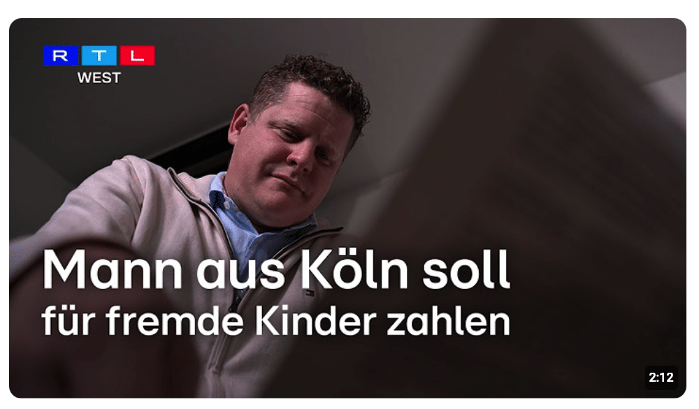 Plötzlich zweifacher Vater: 38-Jähriger soll für fremde Kinder zahlen | RTL WEST