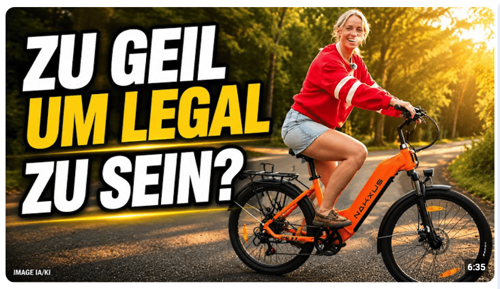 699 € für ein KOMPLETTES E-BIKE! Shimano, großer Akku & dieser verbotene Knopf…