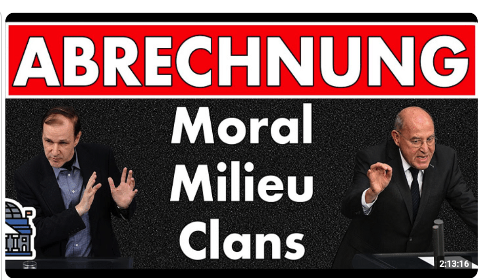 Abrechnung mit der Linken im Bundestag! Zwischen Moral & Milieu, Israel & Remmo, Gysi & Clans