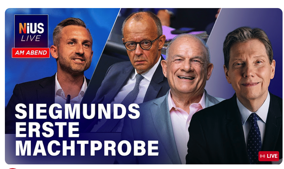 Wie nah sind sich Merz und Staatsminister Amthor wirklich? I NIUS Live am Abend 25.09.2026