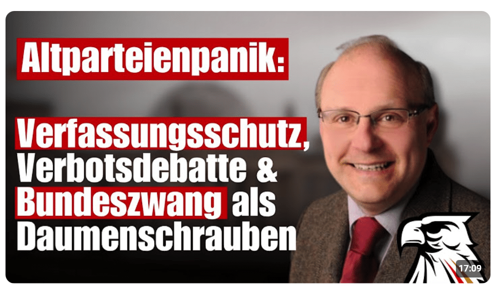 Altparteienpanik: Verfassungsschutz, Verbotsdebatte und Bundeszwang als Daumenschrauben