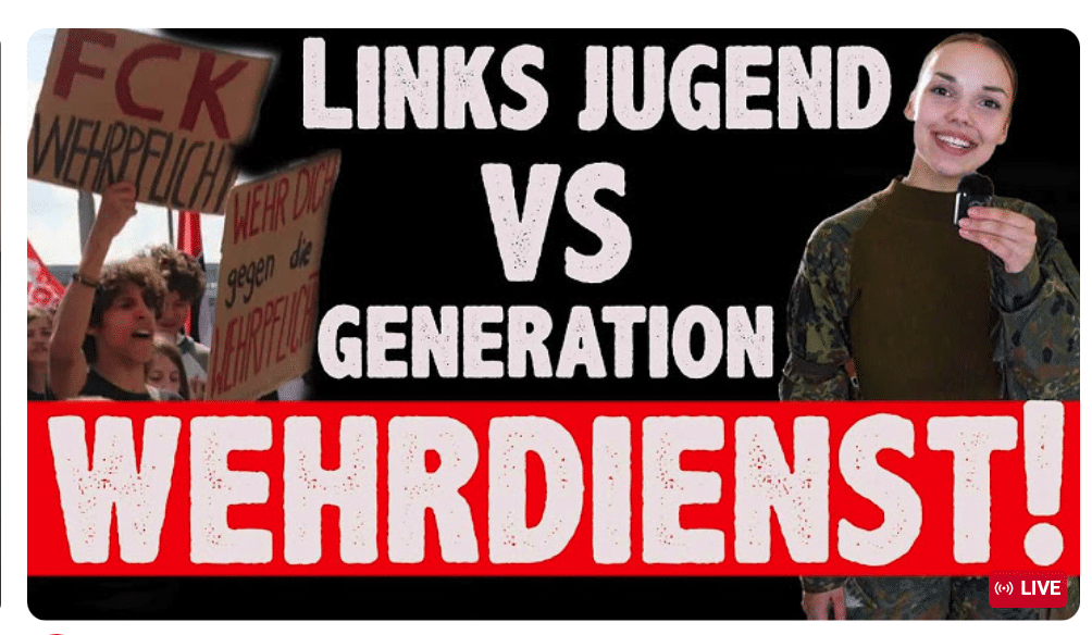 Generation WEHRPFLICHT und Schulstreik sozialistischer Kinder