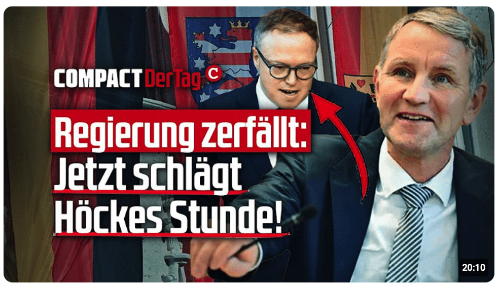 Regierungskrise: Jetzt kommt Höcke!