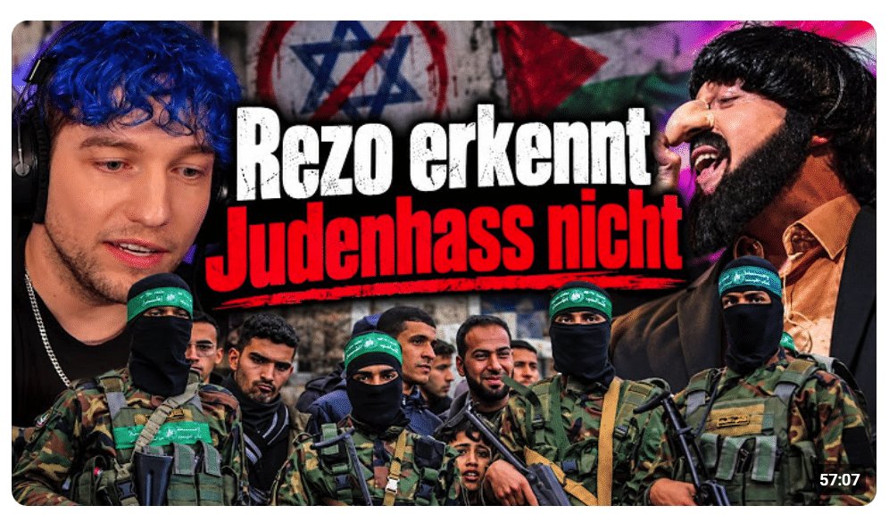 Rezo blamiert sich bei Judenhass