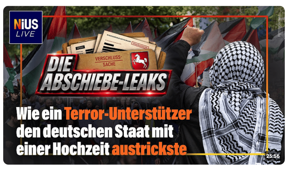 Wie ein Terror-Unterstützer den Staat mit einer Hochzeit austrickste – Abschiebe-Leaks Teil 2