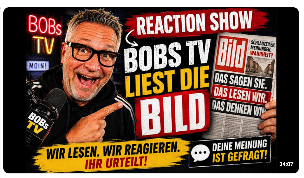SKANDAL ! DOPPELMORAL ! BETRUG ! 1,60 VERLUST FÜR JEDEN ! Hier DIE BILD REACTION SHOW !