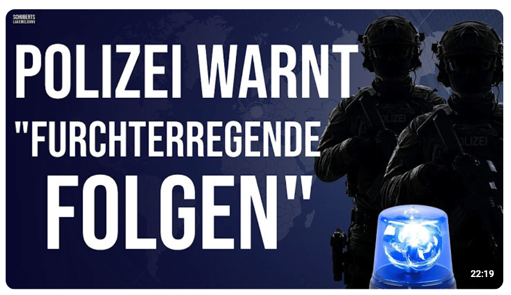 EILT Polizei Aufstand Lage „angespannt“ „Deutschland ist gefallen!“ DAS ist der Todesstoß