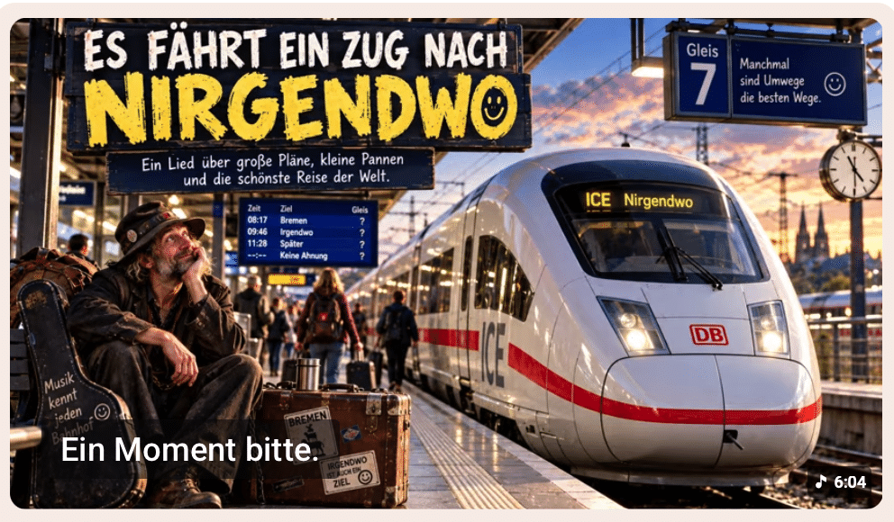 Es fährt ein Zug nach Nirgendwo | Töff, töff, töff – wo sind wir eigentlich? | Der schwarze Mönch