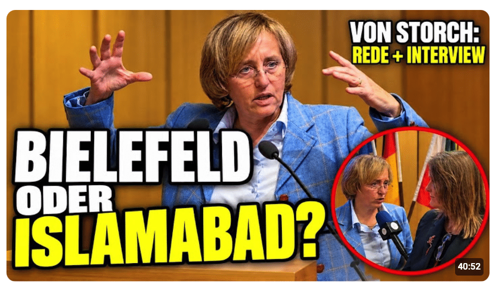 Beatrix von Storch legt los!  Das MÜSST Ihr gehört haben!  Rede & Interview in Bielefeld