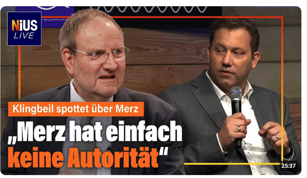 Klingbeil spottet über Merz – SPD-Parteibuch für den Kanzler? | NIUS Live