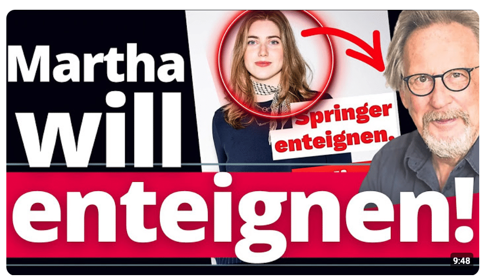 EIL: Wegen Martenstein brennen bei neuer Linken sämtliche Sicherungen durch!