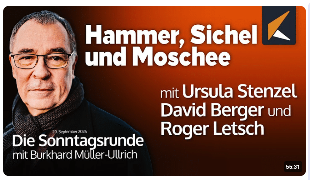Die Sonntagsrunde mit Burkhard Müller-Ullrich: Hammer, Sichel und Moschee