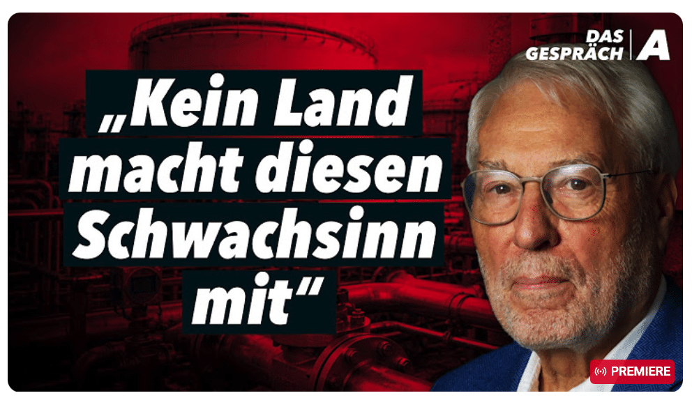 Energie-Experte rechnet ab: „Werden es schon in diesem Winter spüren“ – Fritz Vahrenholt im Gespräch
