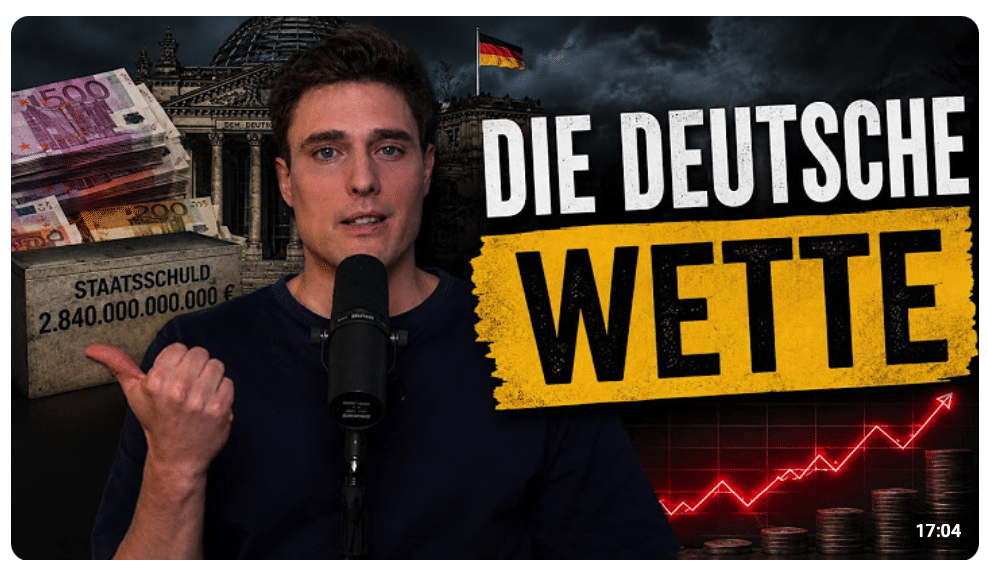 WIRTSCHAFT: Die deutsche Wette!