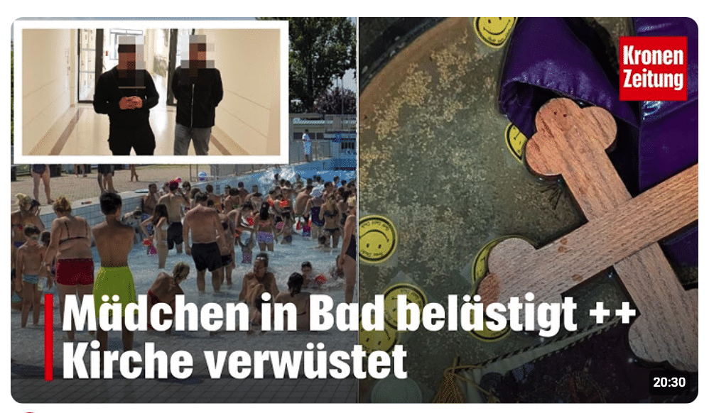 Mädchen in Bad belästigt ++ Kirche verwüstet | krone.tv NEWS SHOW