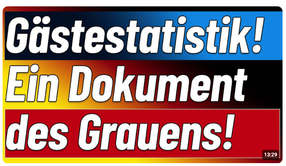 Die Zahlen sind da und einfach nur entsetzlich. Kein Wunder dass es in Deutschland so aussieht!