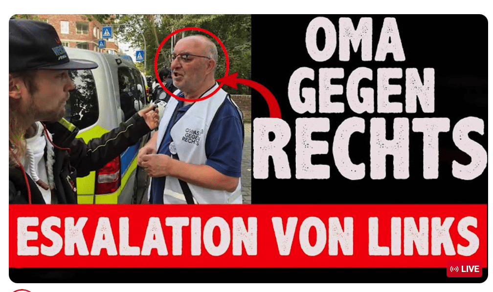 LINKS ist KOMPLETT am ENDE OPA ist jetzt OMA