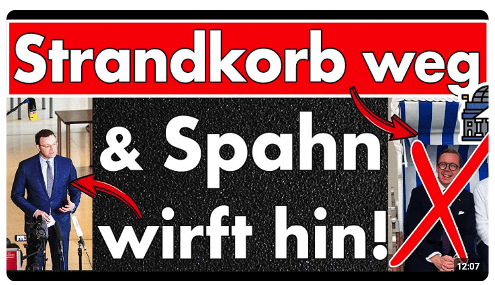 Rumms bei der Union: Strandkorb weg, Spahn weg – Mandate bleiben