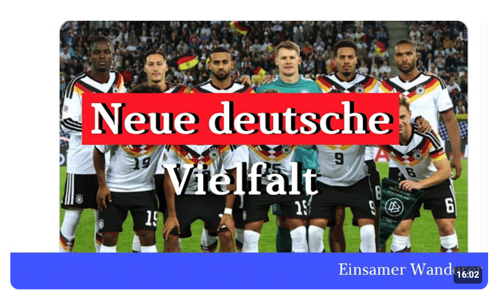Haßt mich dafür, aber: Ist das die afrikanische oder die deutsche Nationalmannschaft?