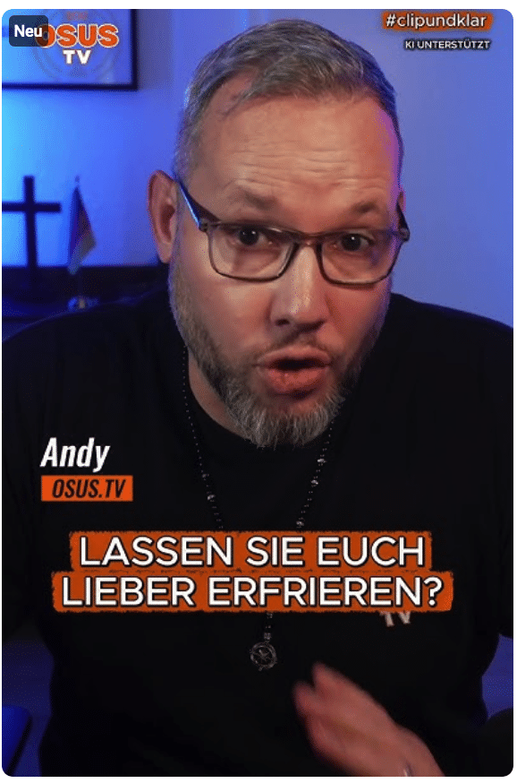 Friert ihr gerne? #deutschland #politik #medien #osus #clipundklar