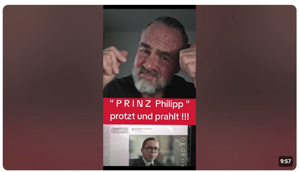„P R I N Z Philipp“protzt und prahlt !!!