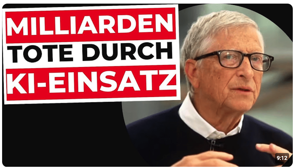 NEUER KI-IMPFSTOFF? 1 Milliarde Tote als perfider Masterplan? | KI-Impfstoff, Gates & KI-Regulierung