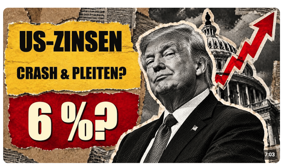 US-Zinsen bald bei 6 %? Drohen Börsencrash und Pleiten?