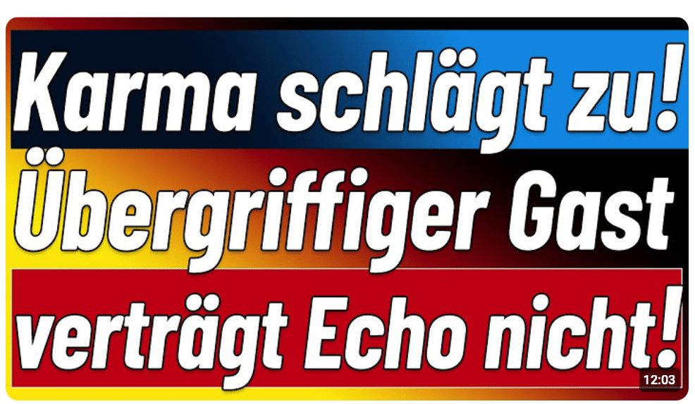 Nur so und nicht anders! Erst Mädchen behelligt, dann Krankenhaus! Benehmen eingebläut!