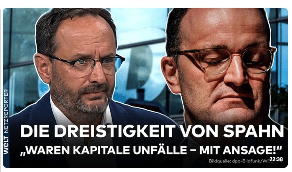 CDU: Die Dreistigkeit von Jens Spahn – „Waren zwei kapitale Ausfälle und mit Ansage!“