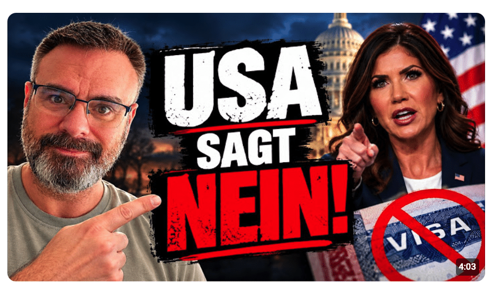 AfD-VERBOT: US-Abgeordnete droht Befürwortern mit EINREISEVERBOT!