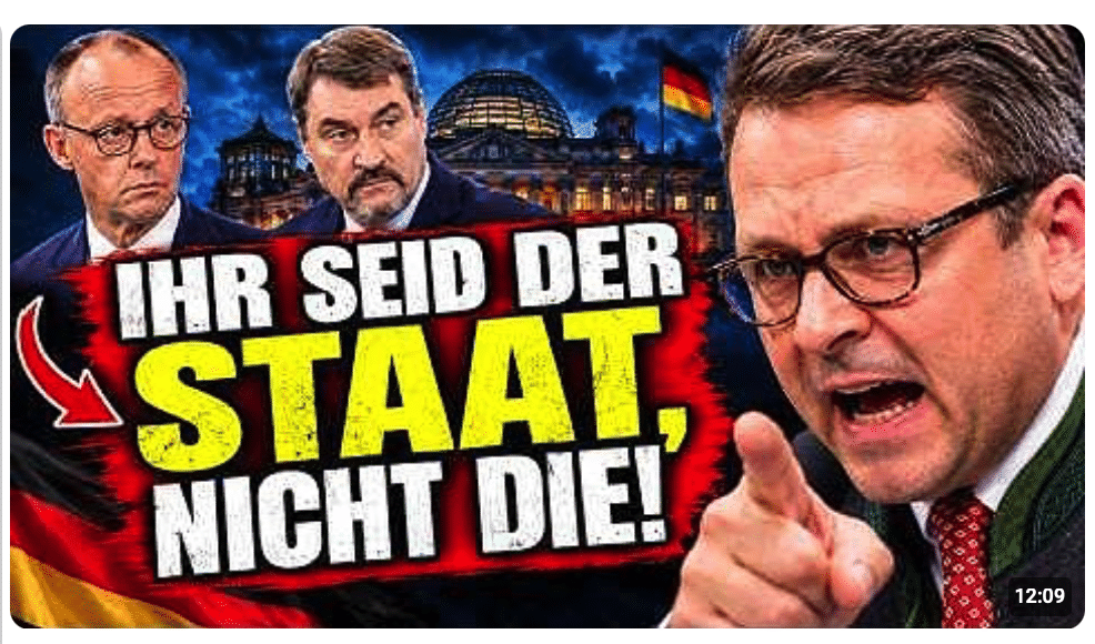„IHR SEID IHRE KNECHTE!“ Gerald Grosz zerreißt CDU & CSU in seiner knallharten Rede!