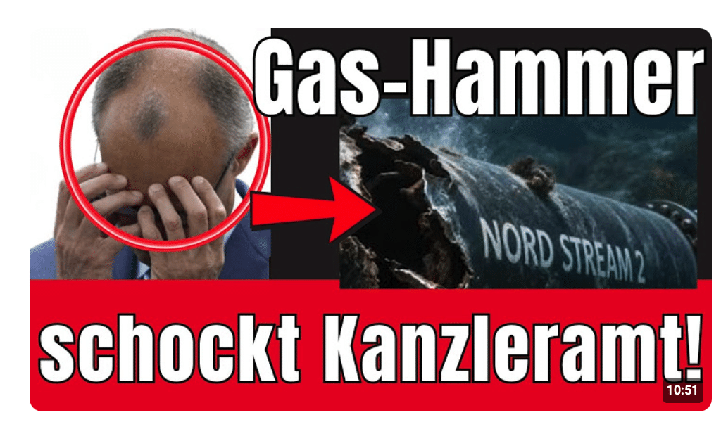 NORD STREAM ÖFFNET WIEDER  Zusage aus Russland an AfD  Panik im Kanzleramt!