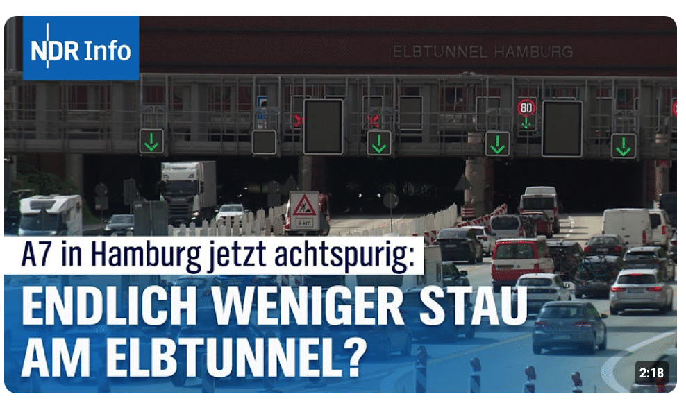 A7-Ausbau in Hamburg: Was bringt die neue Spur? | NDR Info