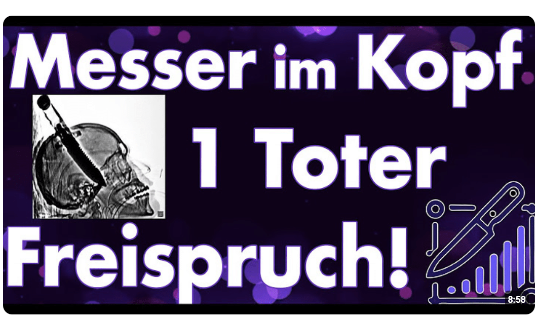 Messer im Kopf, 1 Toter, Freispruch: Einbeck und die Notwehr, die keiner widerlegen konnte