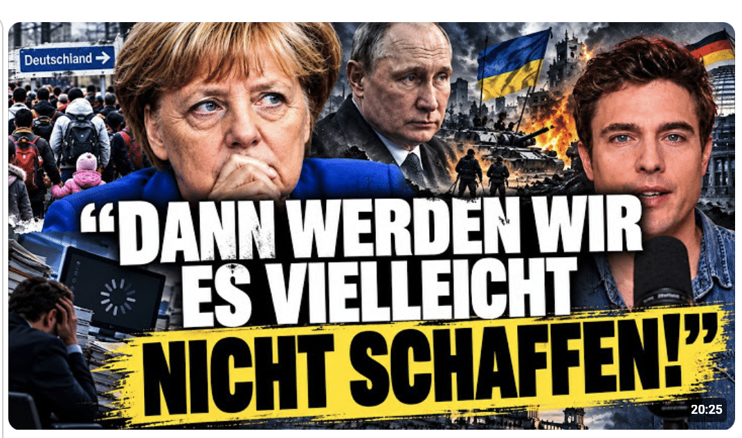 ANGELA MERKEL:“ Dann werden wir es vielleicht nicht schaffen!“
