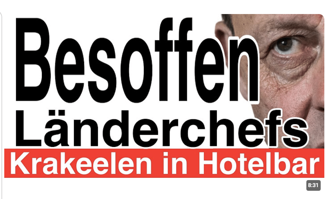 Ministerpräsidenten grölen ! Peinlich Fremdscham 