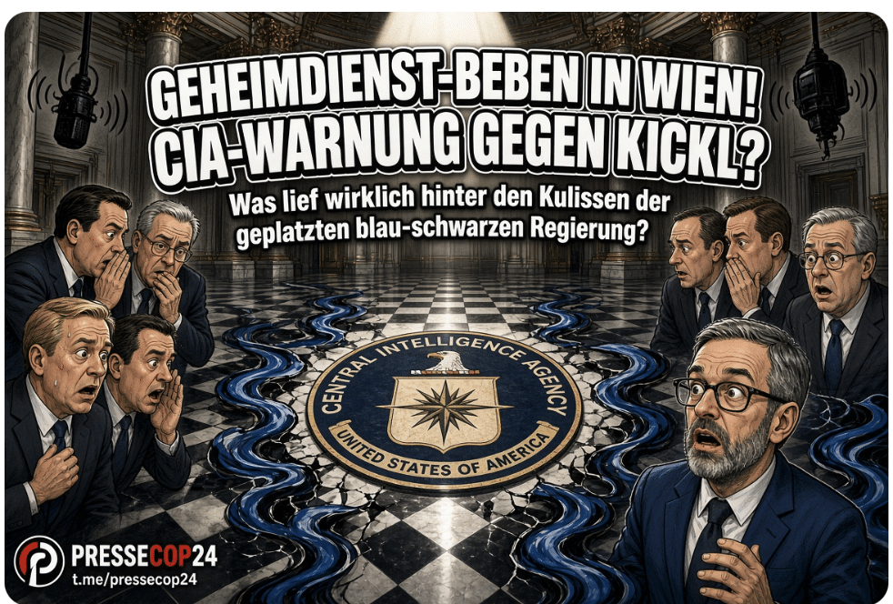 GEHEIMDIENST-BEBEN IN WIEN! CIA-WARNUNG GEGEN KICKL? Was lief wirklich hinter den Kulissen der geplatzten blau-schwarzen Regierung?