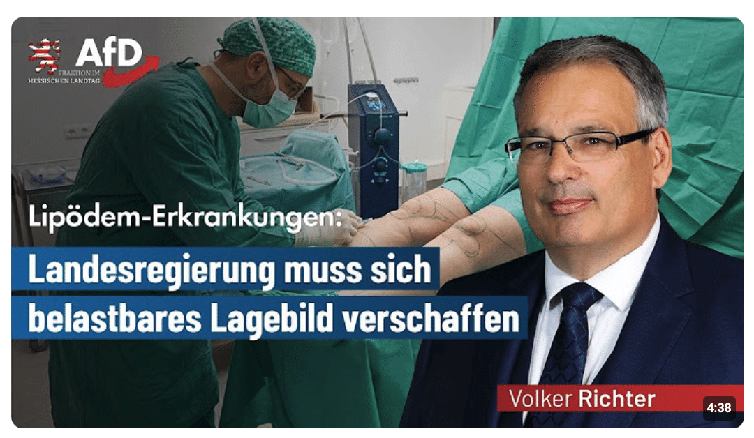 Lipödem-Erkrankungen: Landesregierung muss sich belastbares Lagebild verschaffen