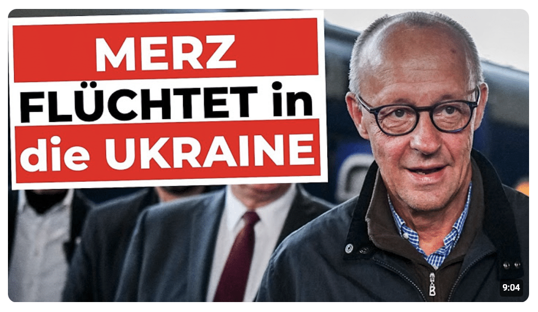 MERZ AUF FLUCHT: Pflegekasse leer, Milliarden für Kiew, Deutschland pleite | Kanzler Kiew-Besuch