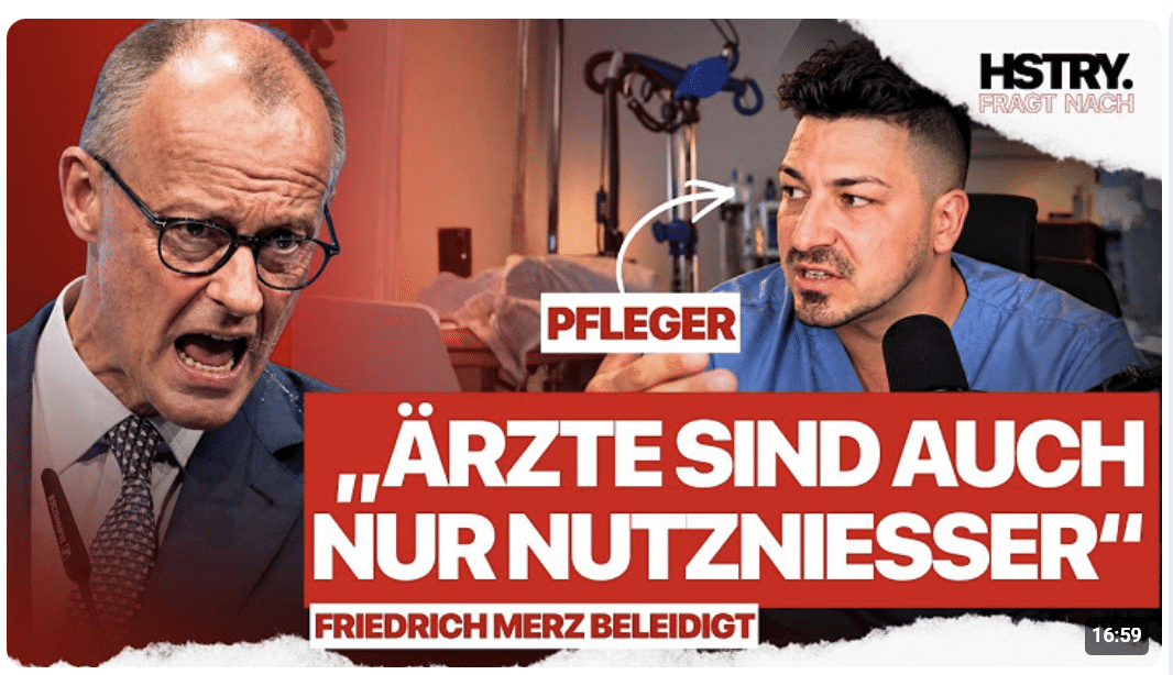 Friedrich Merz nennt Ärzte „NUTZNIESSER“ – Die Pflege fordert Rücktritt! So Titel?