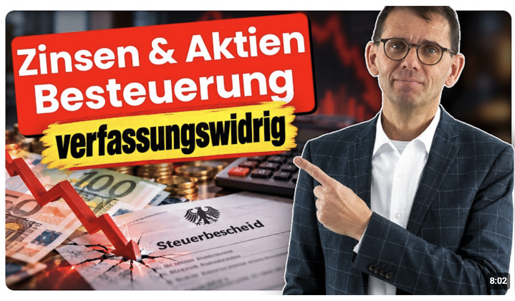 BFH prüft: Zinsen & Aktien – ist diese Besteuerung verfassungswidrig? #Abgeltungsteuer