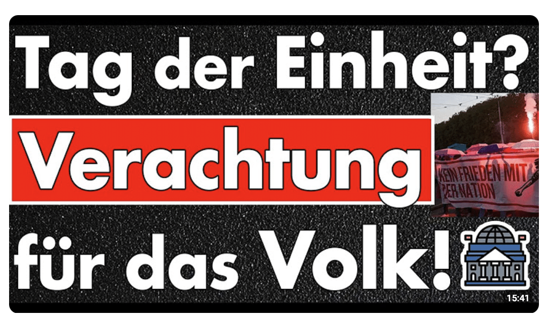 Tag der Deutschen Einheit: Besoffen singen, während das Land abstürzt