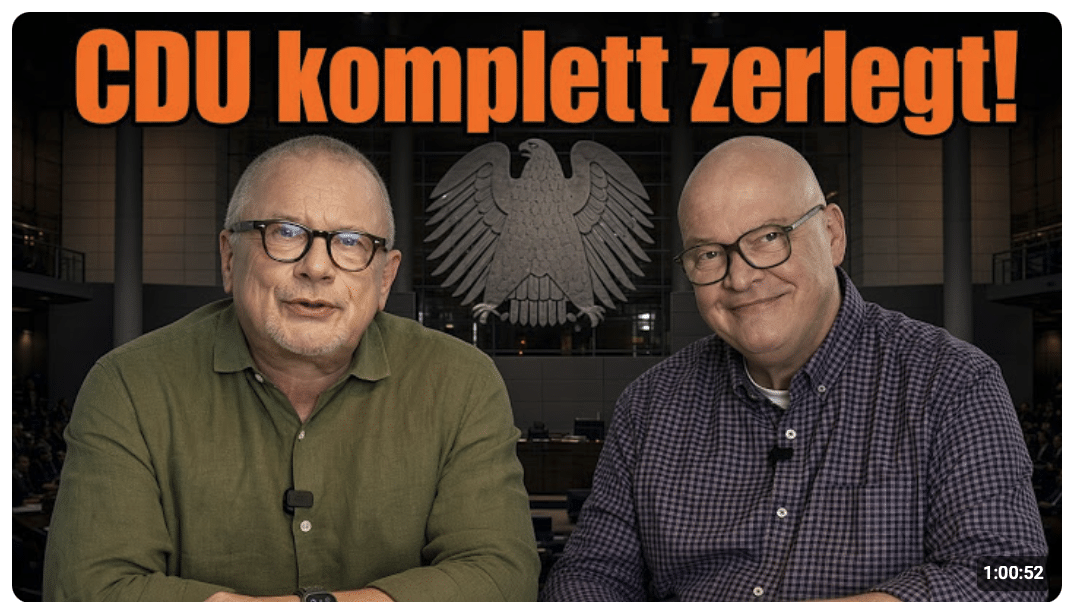 ZDF zerstört die CDU?! Zwei Medienprofis entlarven die Tricks der Filmemacher von „Inside CDU“.