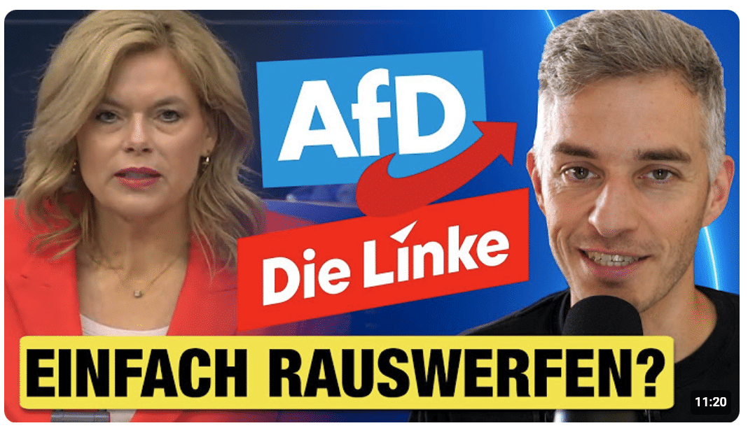 Kann Julia KLÖCKNER AfD & LINKE einfach rauswerfen? | Bundestag