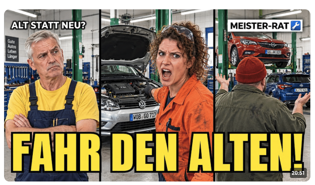 Kfz-Meister warnt: Behalte dein altes Auto! Die Wahrheit über Neuwagen 2026